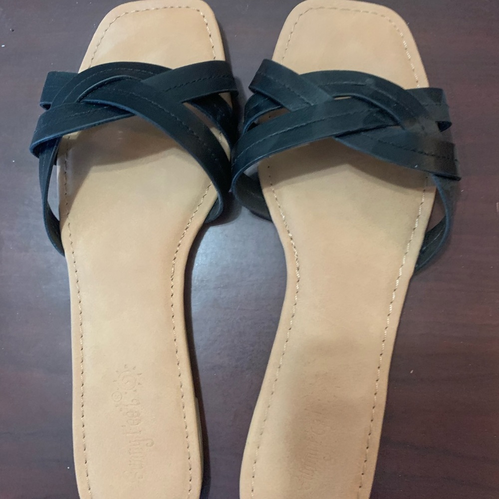 Black sandals-Sunny Feet